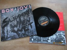 BON  JOVI  -  SLIPPERY  WHEN  WET  -  rare KULT- LP - VG ++