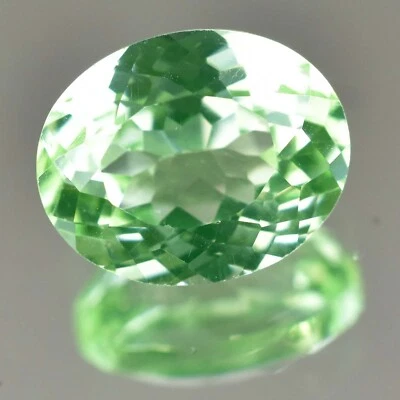 5.55 CT Natürlich Grün Peridot Ovale Form VVS Pak Lose Edelstein Agl Certified - Bild 1 von 4