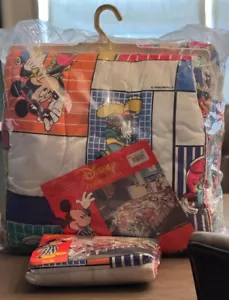Walt Disney Co. Cool Topolino set lenzuola e piumone doppio nuovo in confezione 1990 - Foto 1 di 9
