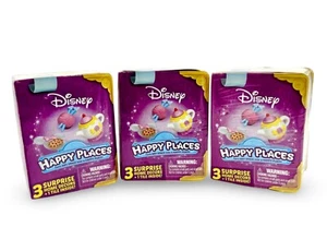 DISNEY SHOPKINS HAPPY PLACES DISNEY PRINCESA DECORACIÓN DEL HOGAR BOLSA CIEGA LOTE DE 3 NUEVO - Imagen 1 de 7