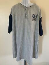 New Minor Flaw Milwaukee Brewers Mens Size 3XLT Gray Majestic Shirt