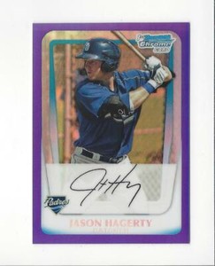 2011 Bowman Chrome Baseball Prospects Purple Refractor Singles - You Choose