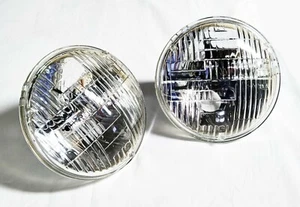LOW BEAM SEALED DOMED HEAD LIGHT PAIR for DATSUN 1600 510 NISSAN BLUEBIRD SSS - Picture 1 of 2