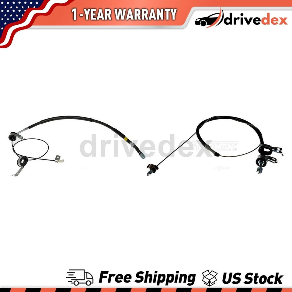 Pair Dorman - First Stop Parking Brake Cable Fits 1987 1988 1989 Toyota MR2 - Image 1 of 4