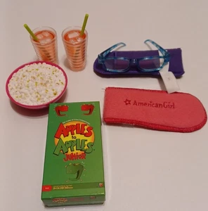 American Girl Doll Accessories Set Game Glasses Popcorn - Picture 1 of 1