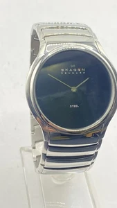 Skagen Denmark Men’s Quartz Stainless Steel Watch Needs Batteries - Picture 1 of 19