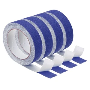 Cinta de tracción antideslizante de 1 pulgada x 16 pies 4 piezas cinta de seguridad antideslizante azul - Imagen 1 de 6