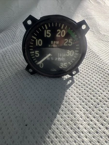Cessna Tachometer PN C668020 0108 551 ACL X10 Stewart Warner Corp - Bild 1 von 4