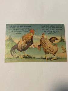 Huevos postales de gallo y pollo - Imagen 1 de 2