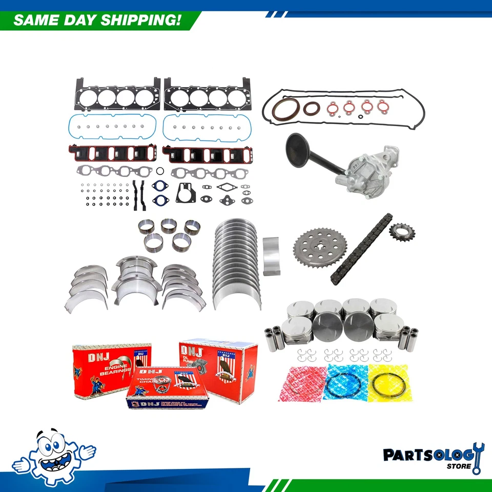 DNJ EK3181AM Master Engine Rebuild Kit For 02-03 Chevrolet GMC C3500HD 8.1L OHV - Image 1 of 4
