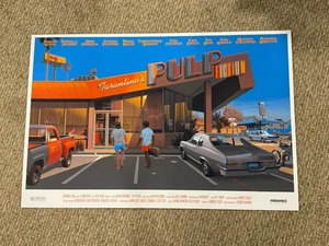 Pulp Fiction Mondo 2014 by Laurent Durieux Art Print Poster Timed Edition - Picture 1 of 8