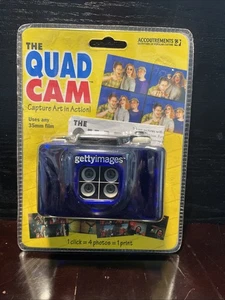 Accoutrements Quad Cam 35mm Film Camera Action Shots 4-Frame Burst New Sealed - Picture 1 of 6
