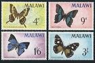 Malawi 37-40, MNH. Michel 37-40. Butterflies 1966.