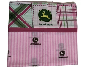 Pink John Deere Tractor Standard Pillow Case Custom-Made 20”x30” - Picture 1 of 5
