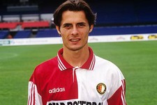 Kees van Wonderen team presentation of Feyenoord in 1996 in Rotter - Old Photo