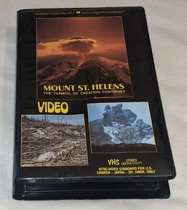 MOUNT ST HELENS Turmoil Of Creation Continues VHS clamshell case 1989 - Picture 1 of 6