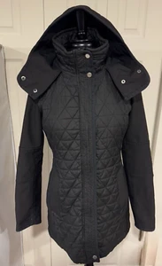 Marc New York by Andrew Marc Damen Gr. S schwarz gesteppt Kapuze Reißverschluss Jacke - Bild 1 von 22