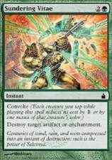 SUNDERING VITAE X4 4 4X Ravnica MTG Magic the Gathering Cards DJMagic