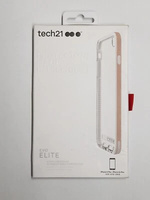 Genuine tech 21 Evo Elite Case - iPhone 6 Plus & 6S Plus Cover - Matte Rose Gold - Image 1 of 4