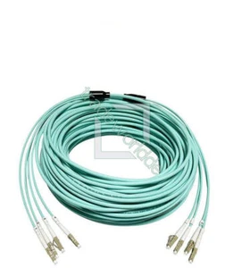 40m LC-LC MM 4 Strand Armored 10G OM3 Fiber Cable Fiber Optic Jumper Patch Cord - Afbeelding 1 van 1