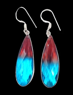 Natural Ametrine Earning Bi-Color 66.30 Ct Pear Cut Lab-Created Loose Gems NKF - Image 1 of 4