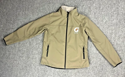 Chaqueta Gatorade para mujer grande verde polar caparazón suave azul cresta ropa de trabajo Foto 1 de 4