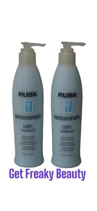 2 PACK. 8.5 oz. Rusk Sensories Calm Guarana & Ginger Nourishing Treatment. 250ml - Picture 1 of 1