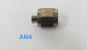 AN4 Flare Cap Fitting Stainless - Picture 1 of 3