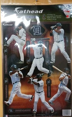 Conjuntos de equipo Fathead Tigres de Detroit MLB de colección 2013 adhesivos de pared - nuevos Foto 1 de 4
