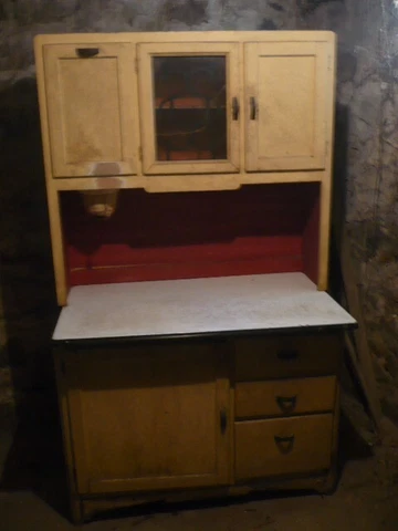 antique hoosier kitchen cabinet Cover