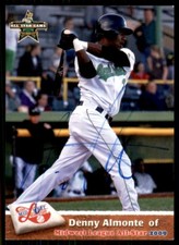 2009 Grandstand Clinton LumberKings Denny Almonte Signed IP AUTO #NNO