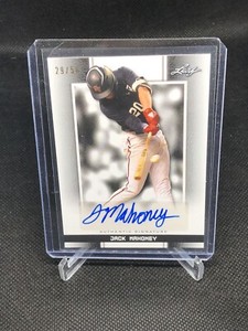 JACK MAHONEY 2019 Leaf Perfect Game PG Black AUTO /50 SOUTH CAROLINA