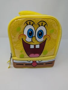 Spongebob Schwammkopf Brotdose gelb Tasche Nickelodeon weich Cartoon Kühlbox 2021 - Bild 1 von 9