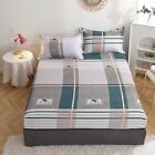 1Pcs Printing Bed Mattress Cover With Four Corners And Elastic Band Bed Sheets