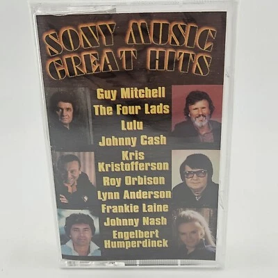 Sony Great Hits Cassette - Sealed - Johnny Cash Kris Kristofferson Roy Orbison - Image 1 of 4