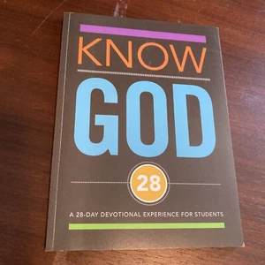 Know God : A 28-Day Devotional for Students - New - Free Shipping - Picture 1 of 6