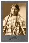 MISS TWO BEARS Fort Yates N Dakota 1906 Vintage Photograph Cabinet Card RP