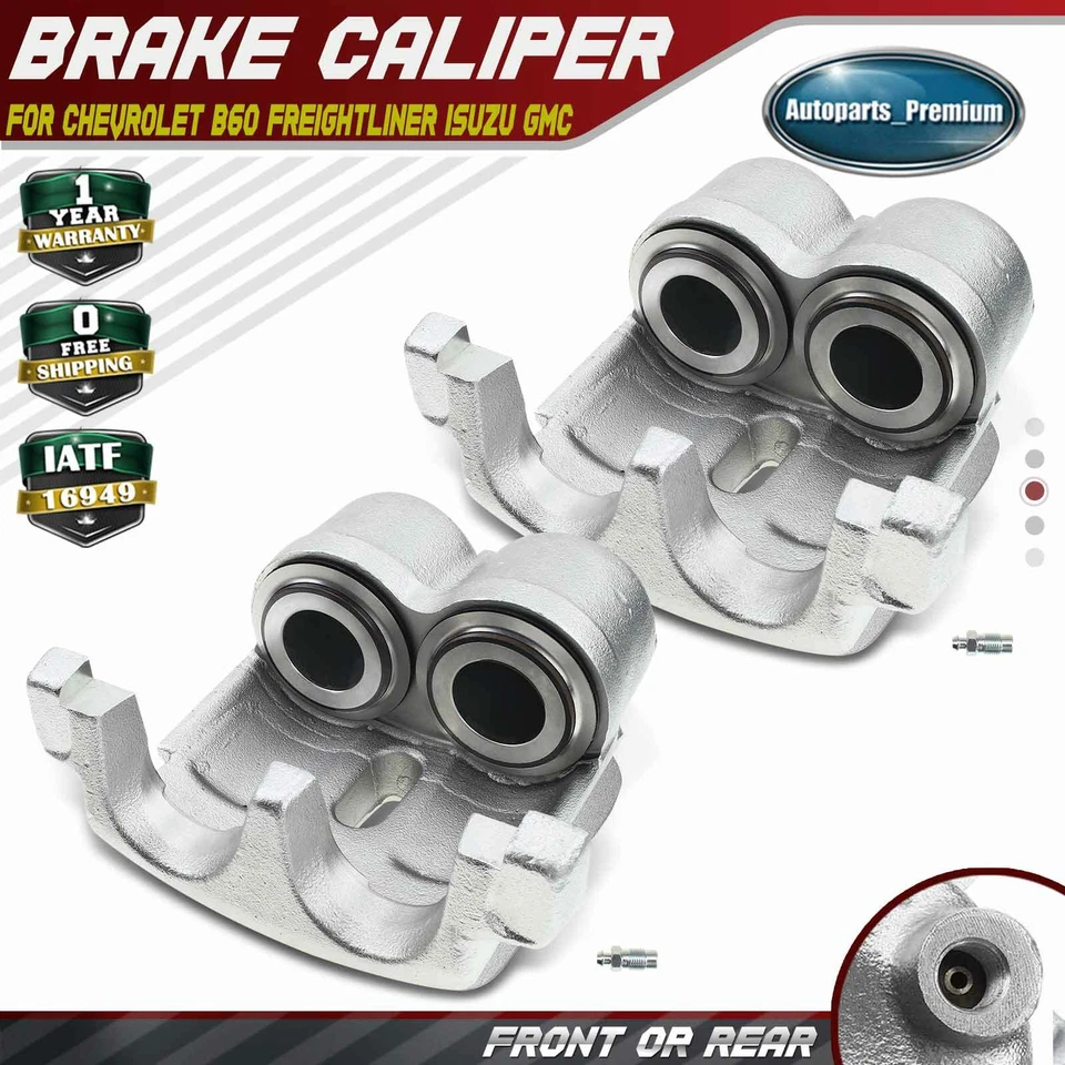 2x Front / Rear Brake Caliper for Chevy GMC Isuzu International Harvester Isuzu - Image 1 of 4