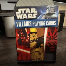 Star Wars Villains Theme Collectors Edition Playing Cards Cartamundi 2011
