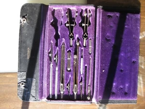VINTAGE Dietzgen "Designo" Zeichenwerkzeuge Instrumentenset Technik - Germany - Bild 1 von 12