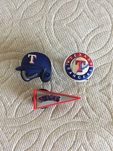 DIJES PARA ZAPATOS TEXAS RANGERS JIBBITZ TEXAS RANGERS SE ADAPTA A CROCS MLB JIBBITZ - Imagen 1 de 4