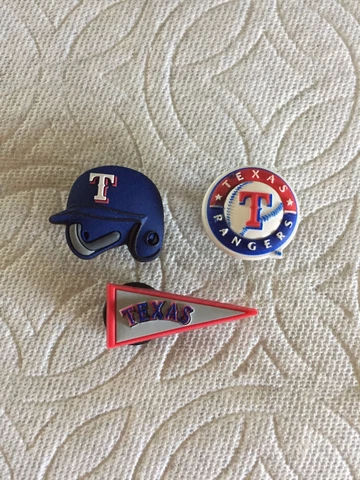 TEXAS RANGERS JIBBITZ TEXAS RANGERS SHOE CHARMS FITS CROCS MLB JIBBITZ Cover