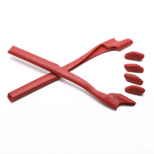 Replacement Ear Socks & Nose Pieces Kit For-Oakley Half Jacket 2.0 - Rose Red - Picture 1 of 3