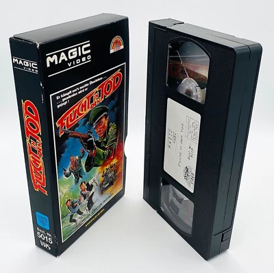 Flucht in den Tod 90Min. FSK16 Magic 1987 VHS Pappschuber Sammler Rar   - Bild 1 von 2