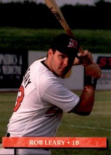 1994 Sioux City Explorers Collect-A-Sport 15 Rob Leary Floral Park New York Card