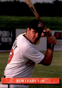 1994 Sioux City Explorers Collect-A-Sport 15 Rob Leary Floral Park New York Card