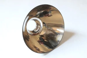 antique mirror reflector shade | mirroflecto shade industrial lamp desk deco old - Picture 1 of 21