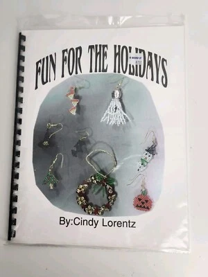 Fun For The Holidays Cindy Lorentz Xmas Halloween Bead Earrings Beadwork Pattern - Image 1 of 4