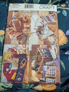 New Vogue Craft Sewing Pattern #9605 Utility Basket Liners & Accessories - Picture 1 of 1