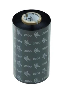 ZEBRA 2300 02300BK11045 110mm x 450mt 1pz RIBBON NASTRO RESINA 220Xi/220Xi4 - Foto 1 di 1